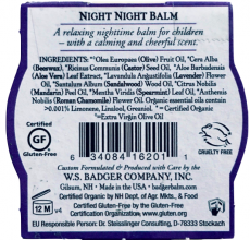 Schlafbalsam Night Night von Badger&Balm