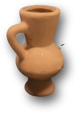 Kleine Terracottavase Krug
