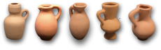 Kleine Terracottavase Krug